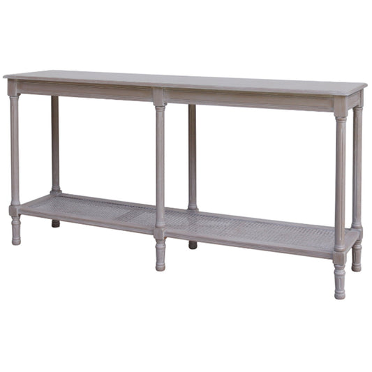 The Serene Rattan Collection Large Console Table Makur Interior