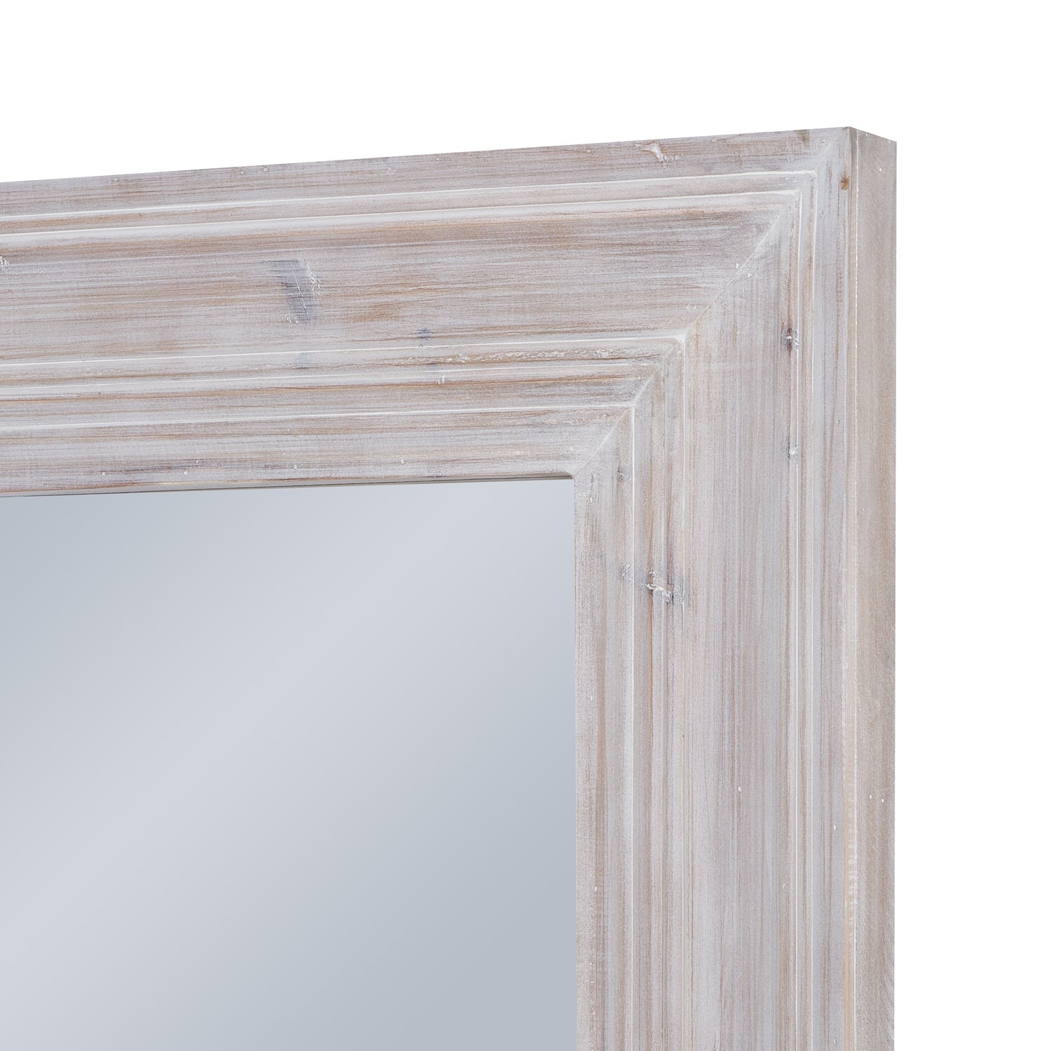 Harewood White Washed  Large Mirror Makur Interior