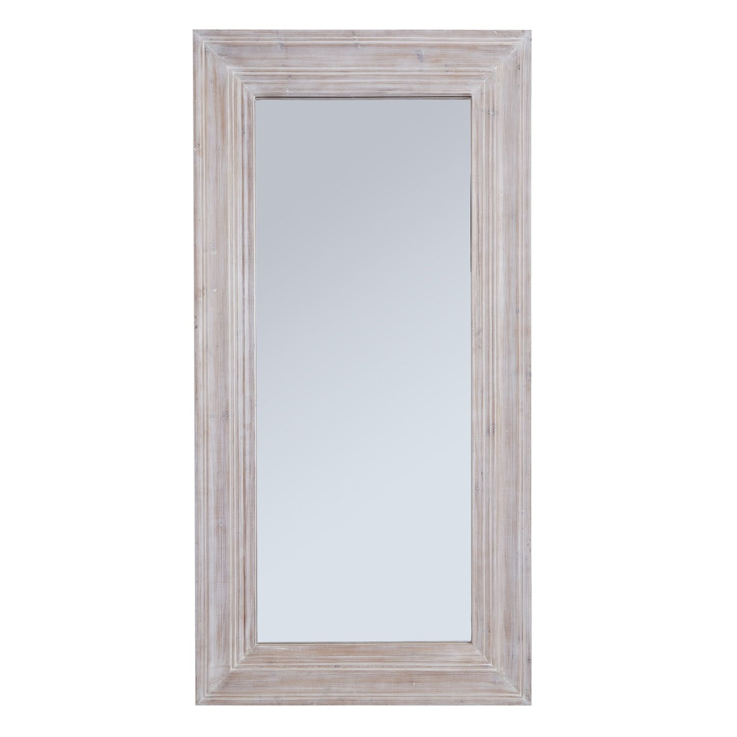 Harewood White Washed  Large Mirror Makur Interior