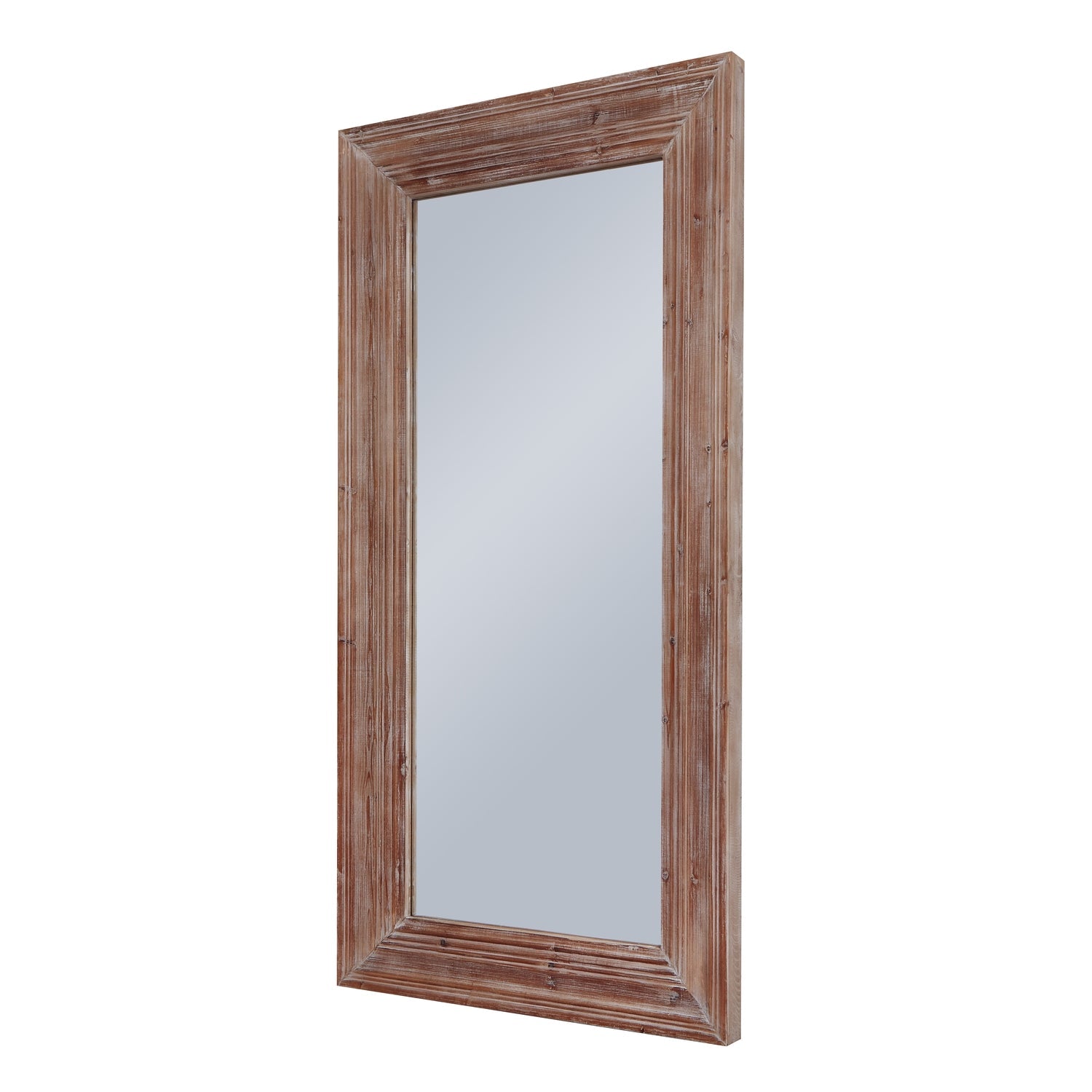 Newby Washed Wood Large Mirror Makur Interior
