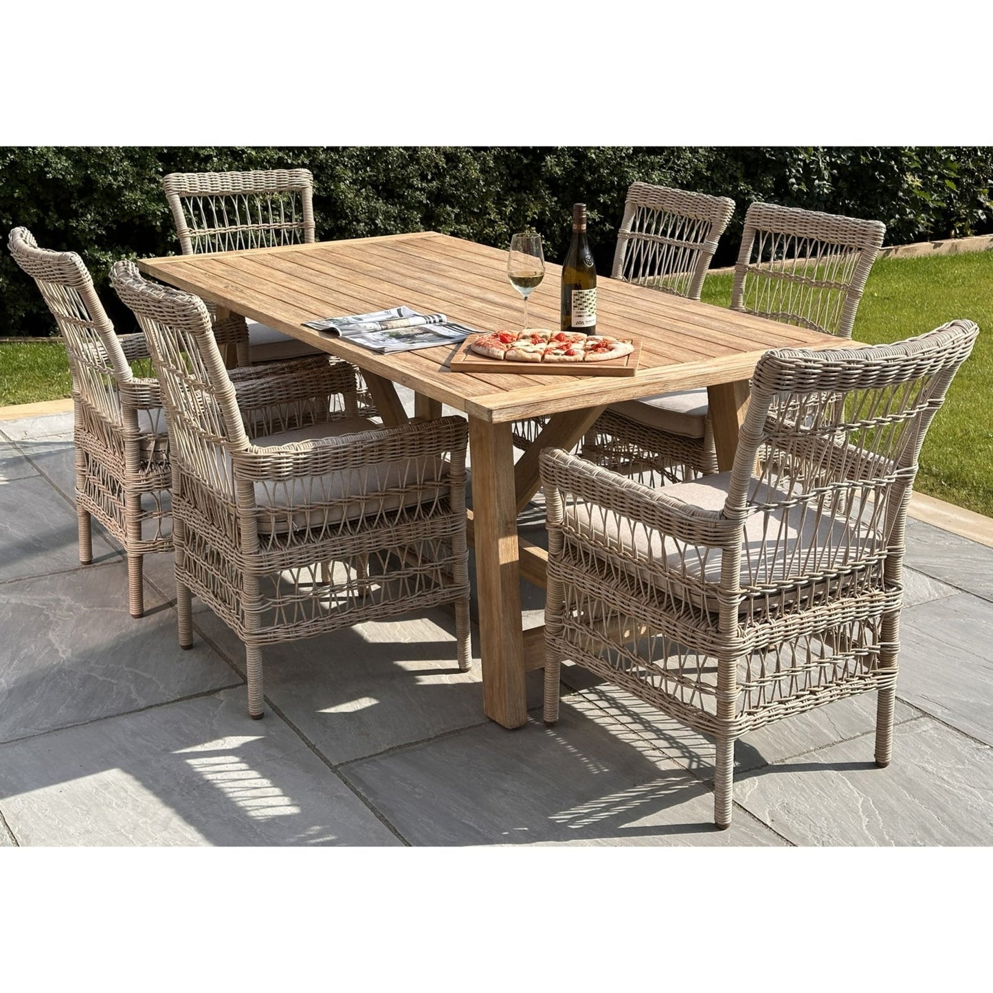 Provence Collection Large Outdoor Dining Table Makur Interior