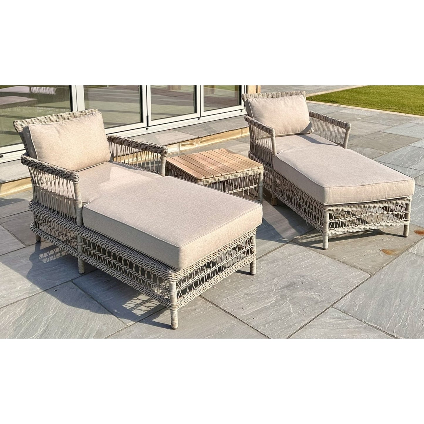 Provence Collection Outdoor Sun Lounger Set Makur Interior