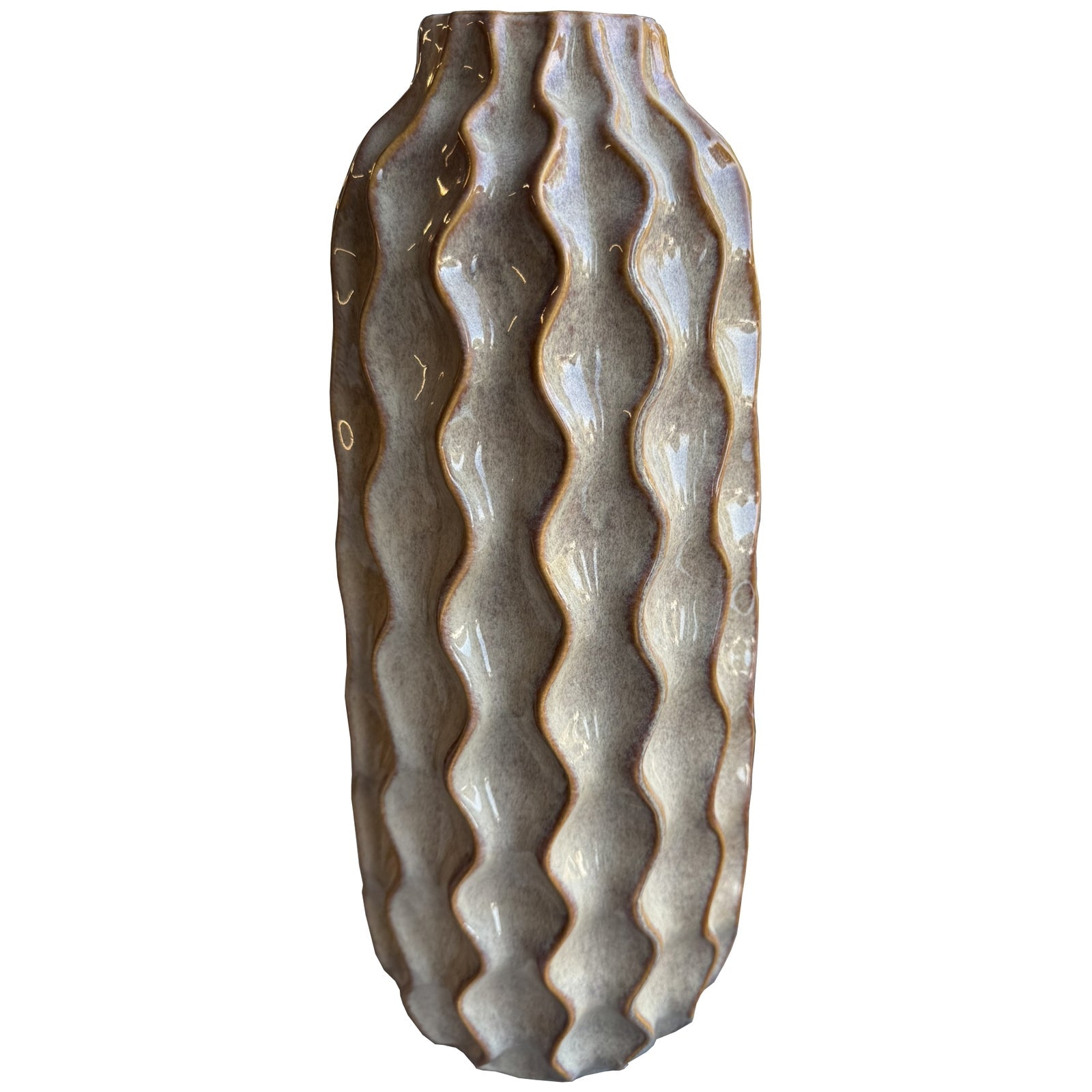 Sabbia Collection Tall Wave Vase Makur Interior