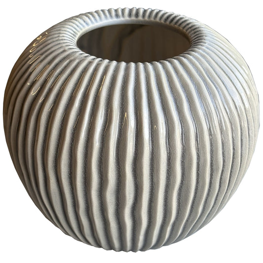 Pallida Collection Small Striped Vase Makur Interior