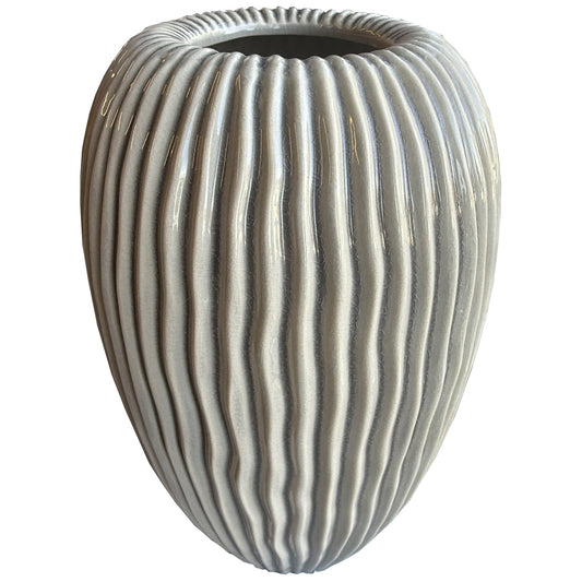 Pallida Collection Large Striped Vase Makur Interior