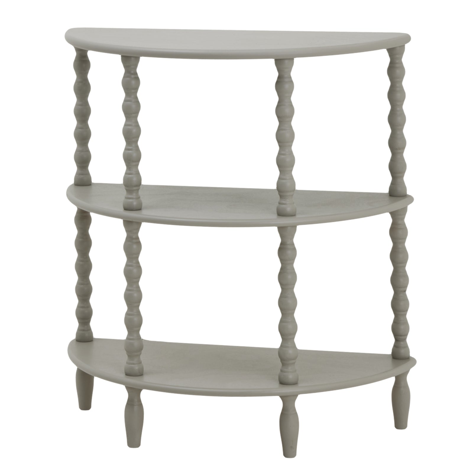 The Camden Collection Half Moon 3 Tier Table Makur Interior