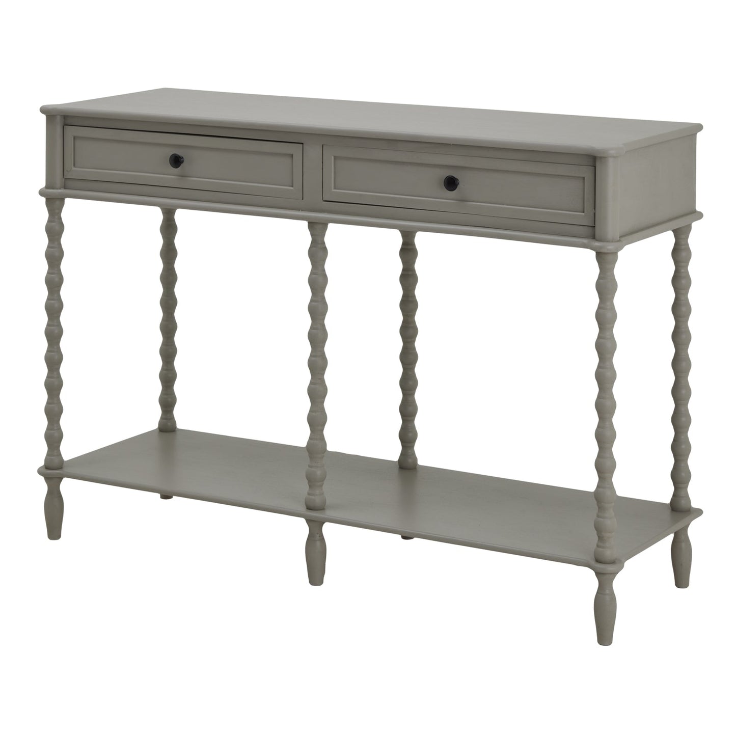 The Camden Collection Large Two Drawer Console Table Makur Interior