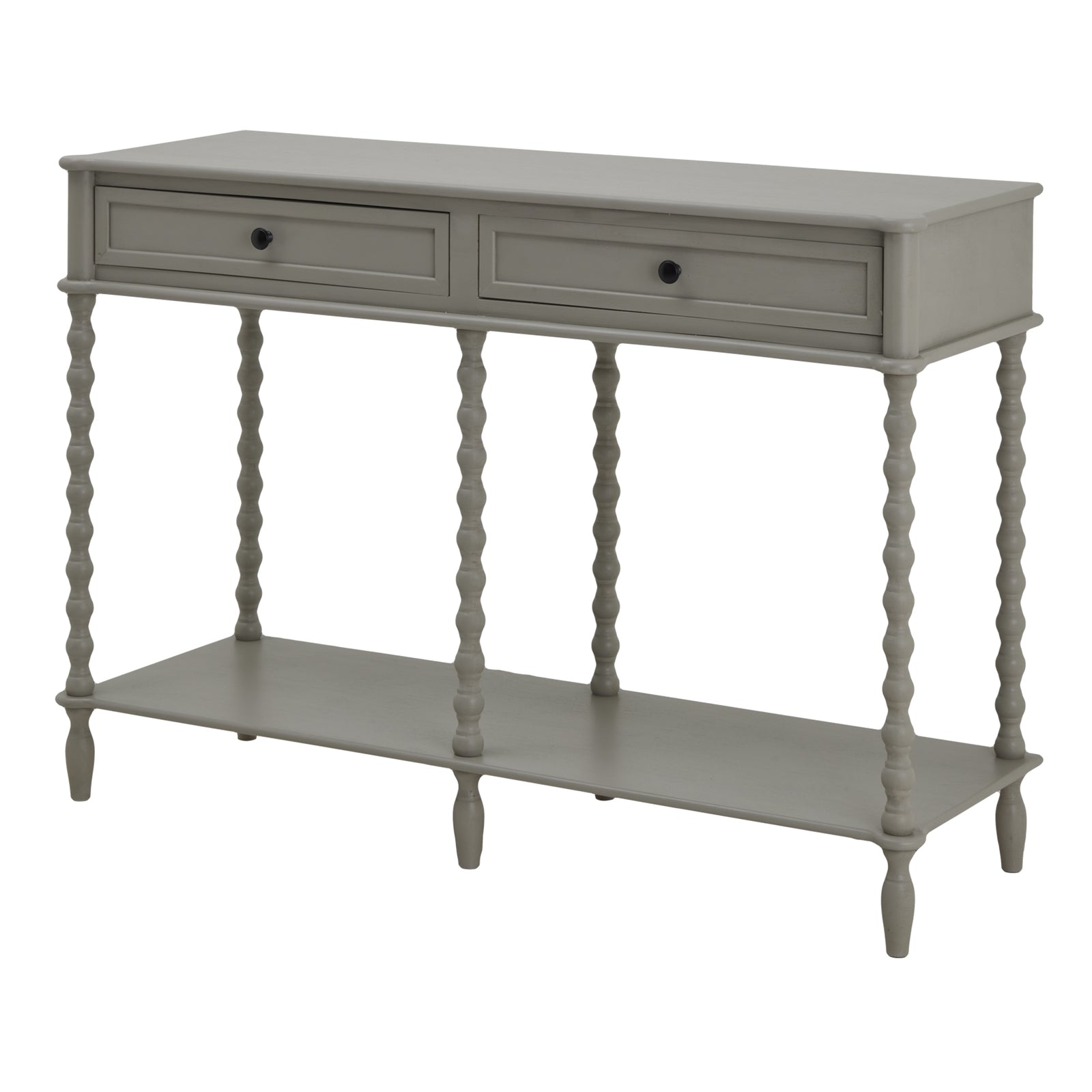 The Camden Collection Large Two Drawer Console Table Makur Interior