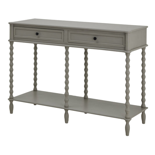 The Camden Collection Large Two Drawer Console Table Makur Interior