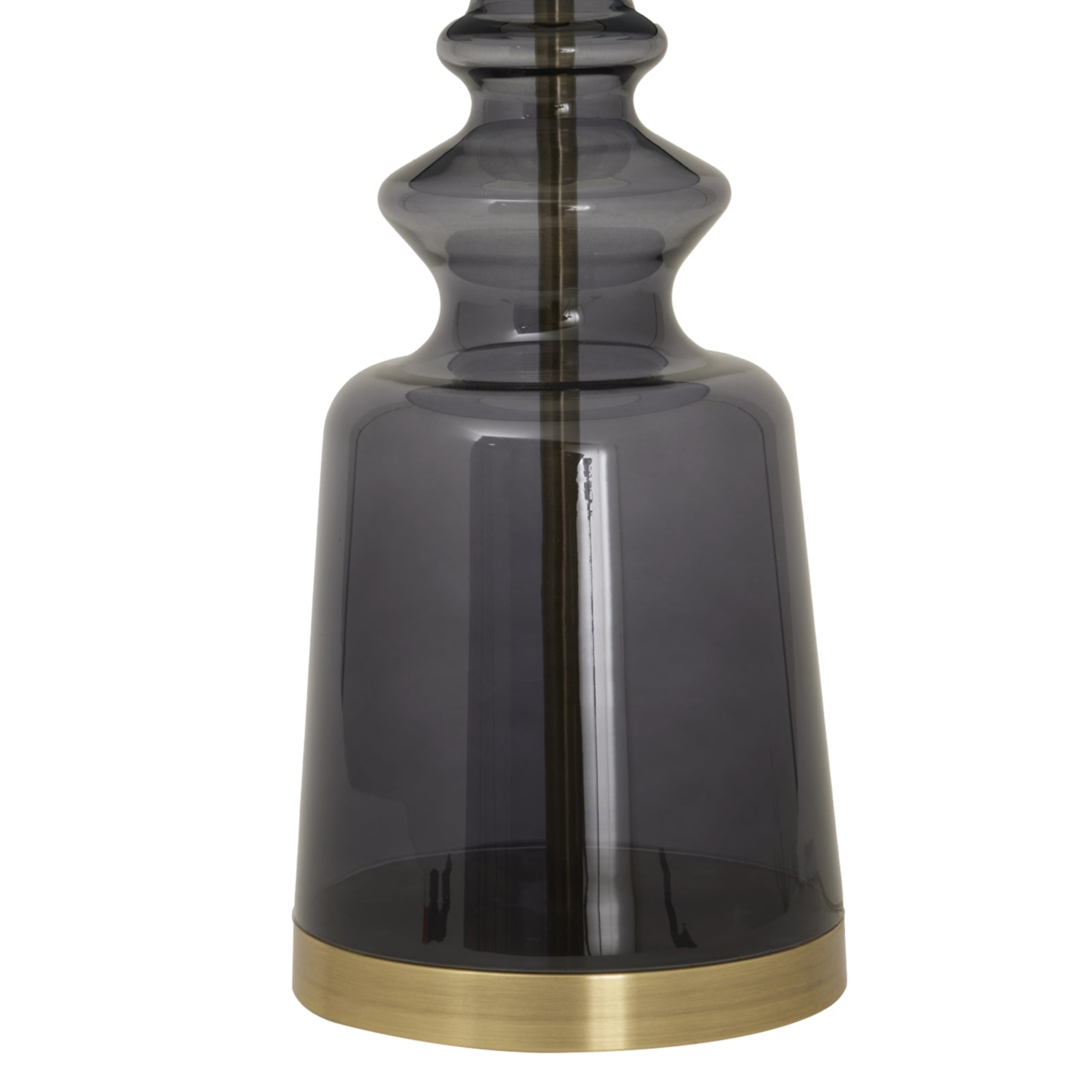 Luxton Glass Urn Lamp With Black Velvet Shade Makur Interior