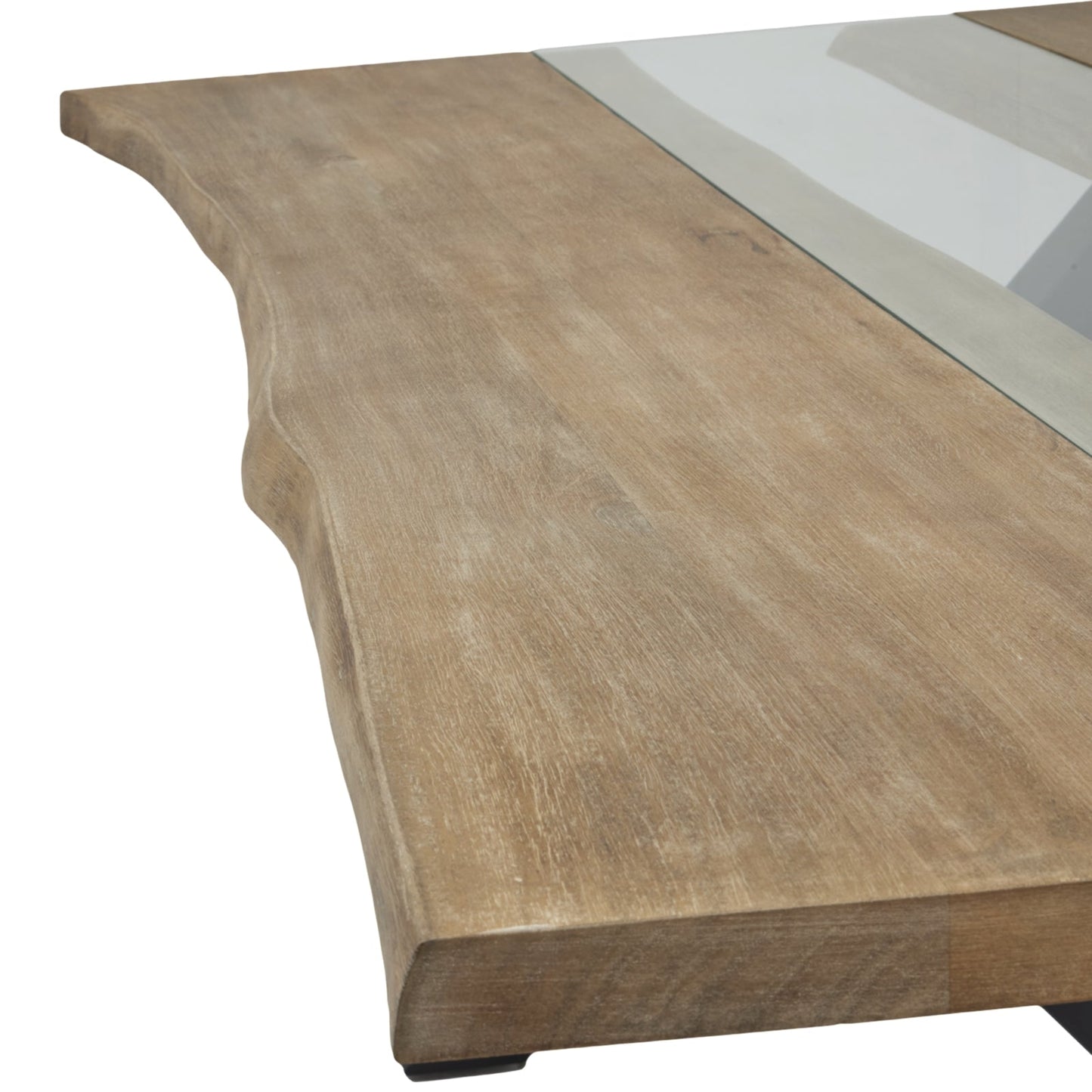 Live Edge Collection Light Acacia River Dining Table Makur Interior