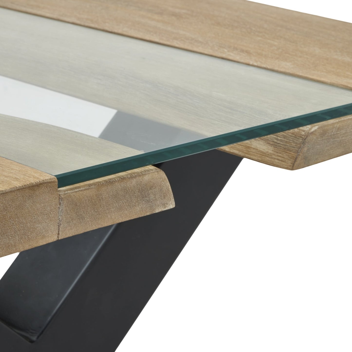 Live Edge Coffee Table - Collection Light Acacia River Makur Interior