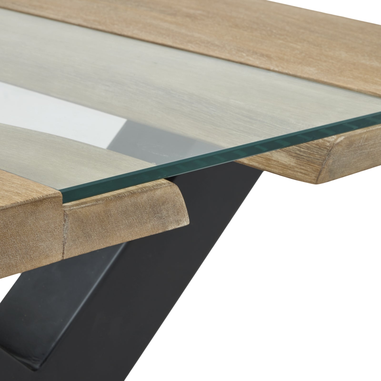 Live Edge Coffee Table - Collection Light Acacia River Makur Interior