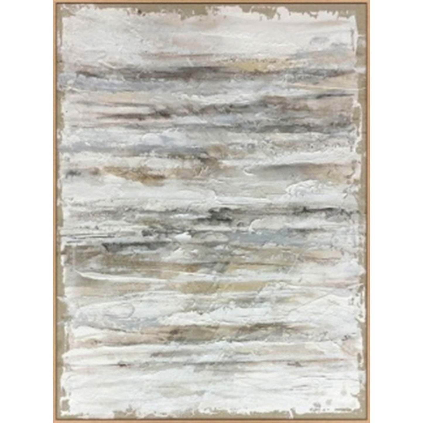 Breeze Hand Painted Canvas In Frame Makur Interior