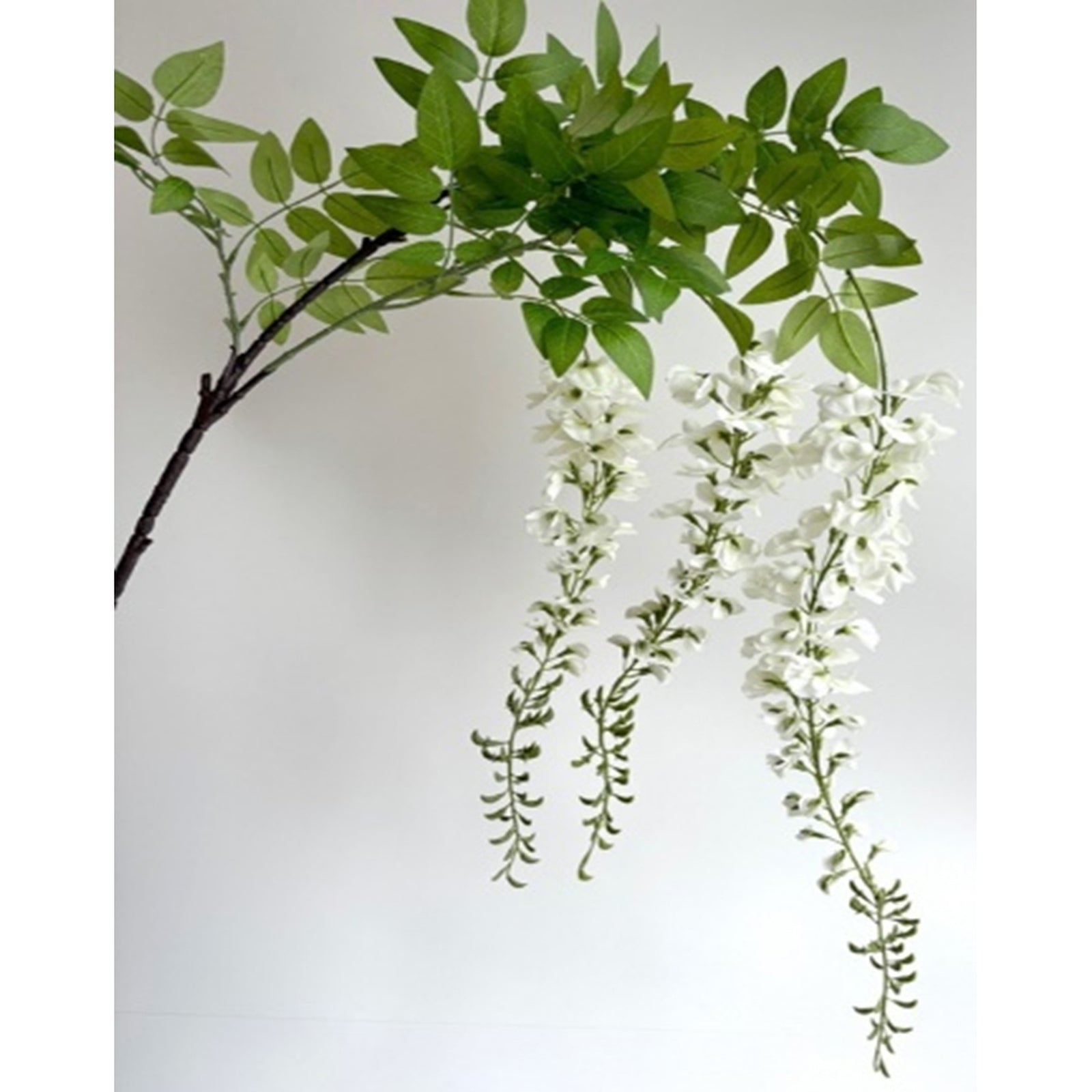 Large White Wisteria Spray Makur Interior