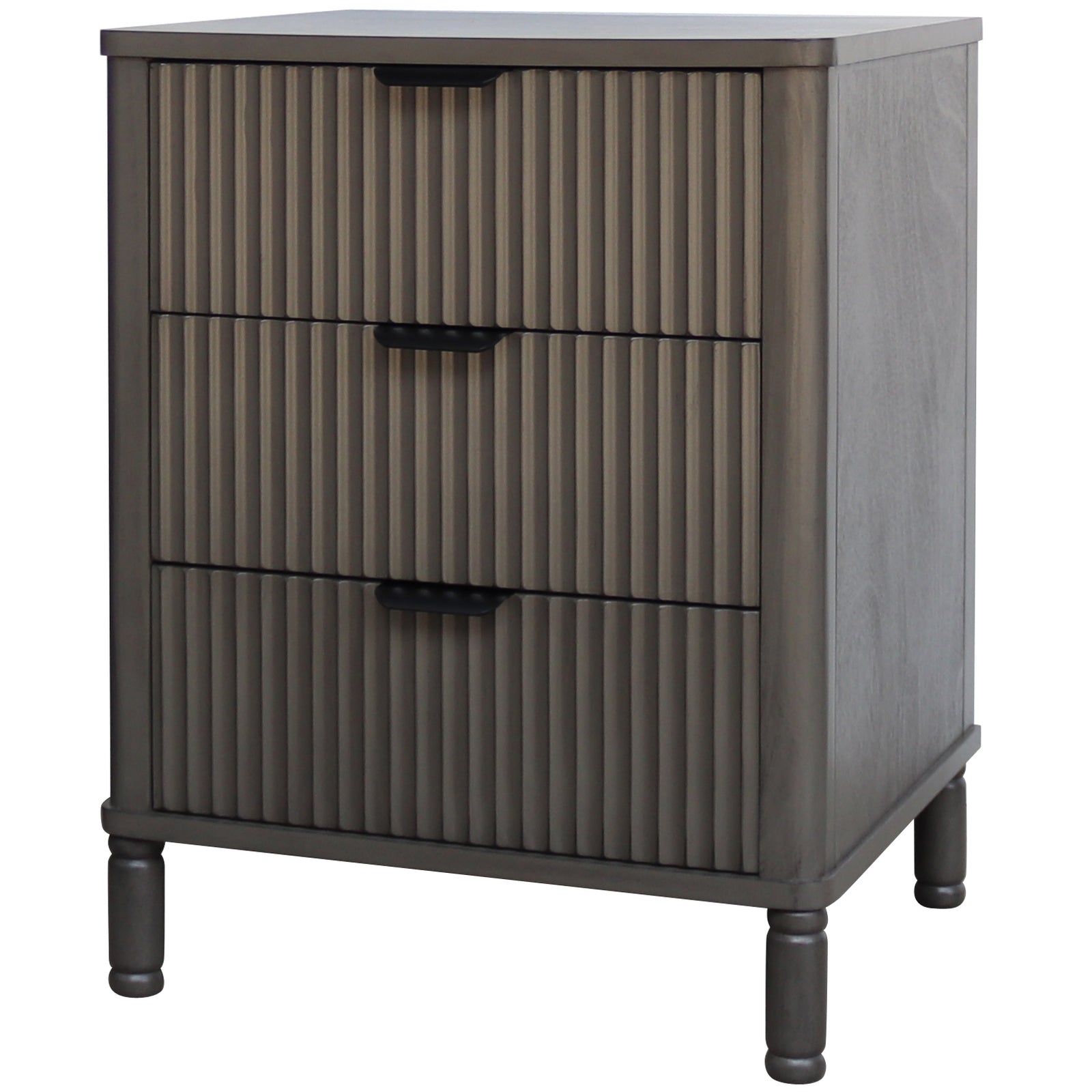Reed Collection 3 Drawer Bedside Table
