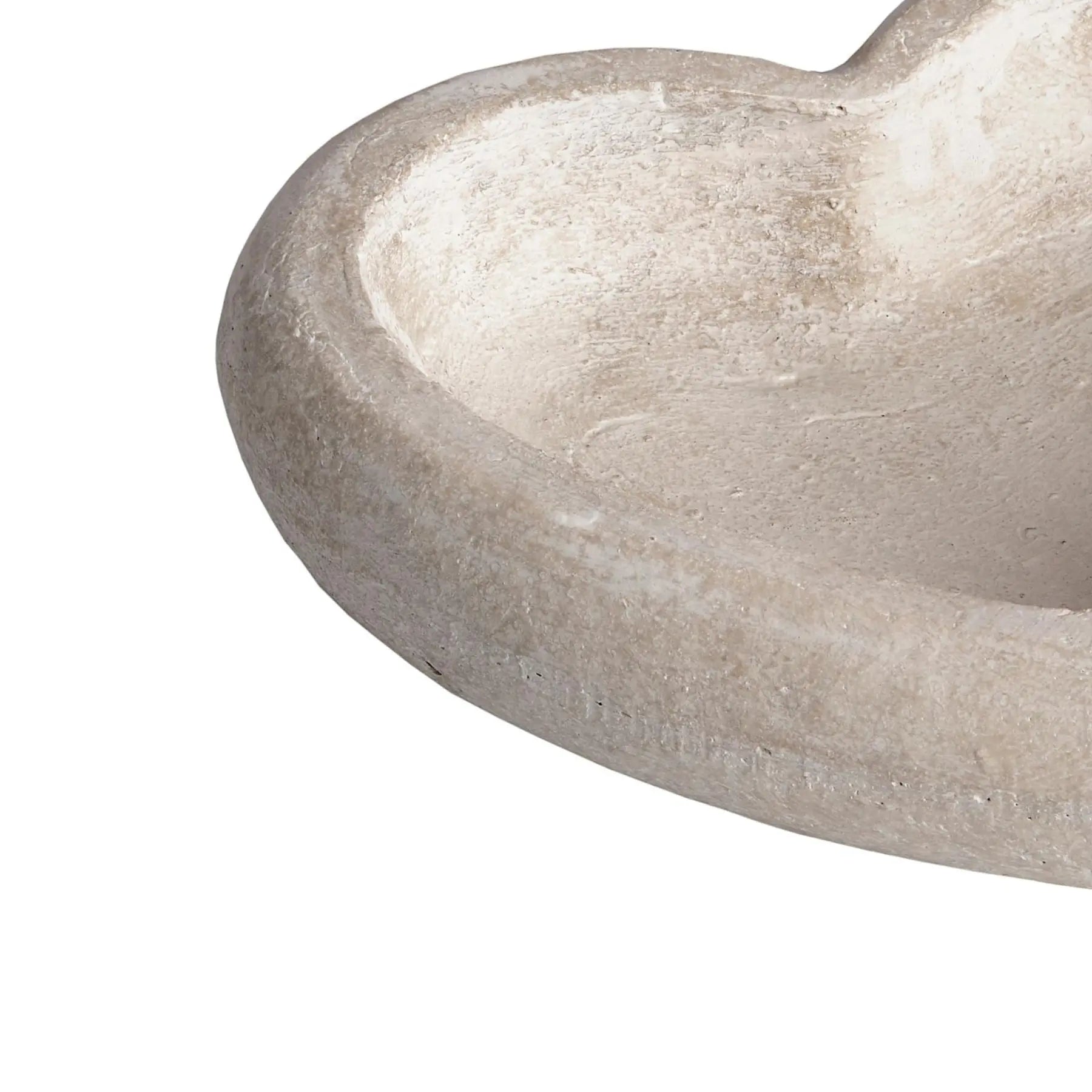 Deep Stone Heart Dish Makur Interior