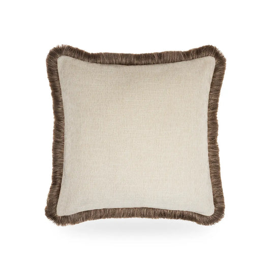 Jasmine Cushion with Clove Fringe Onacara