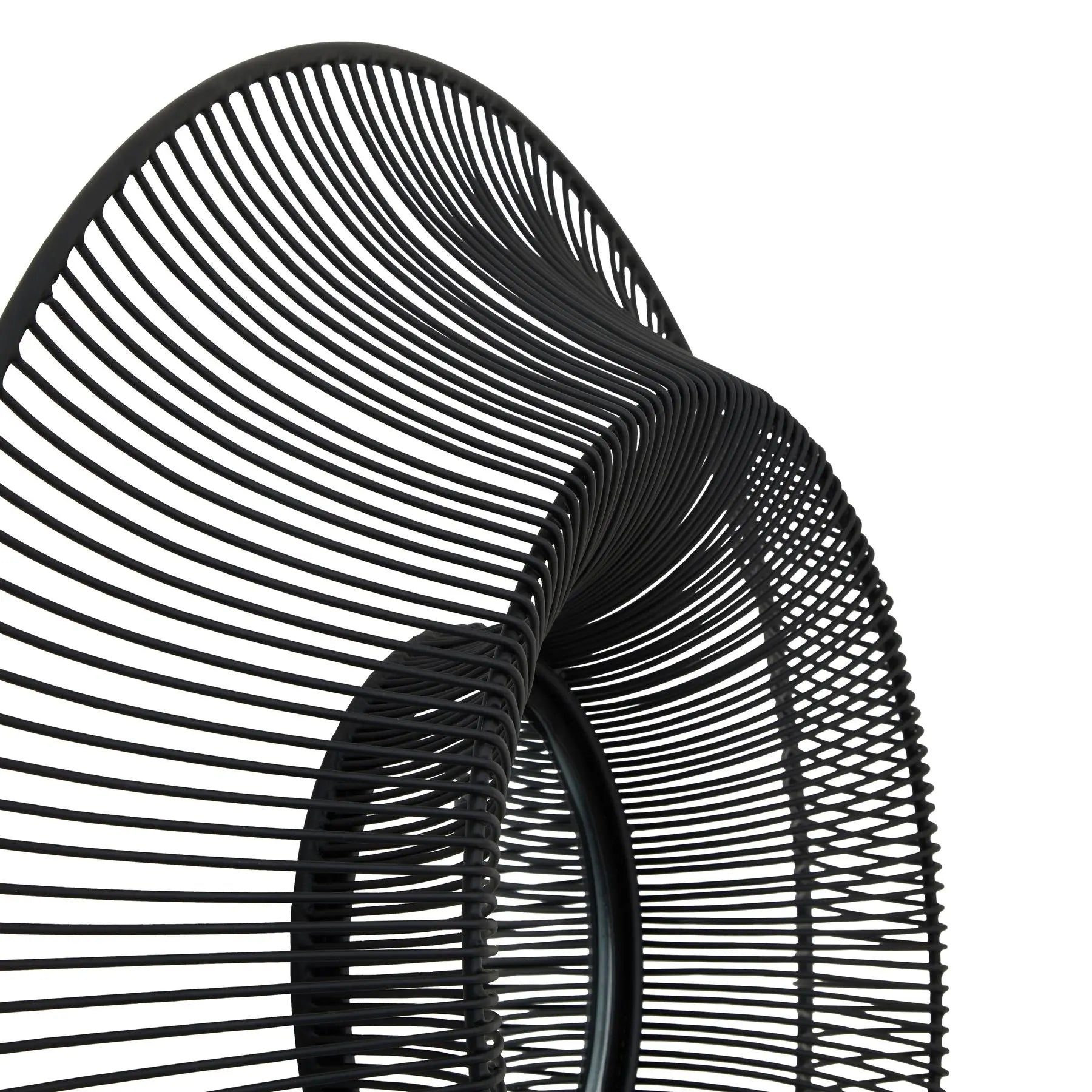 Chico Black Wire Mirror Makur Interior