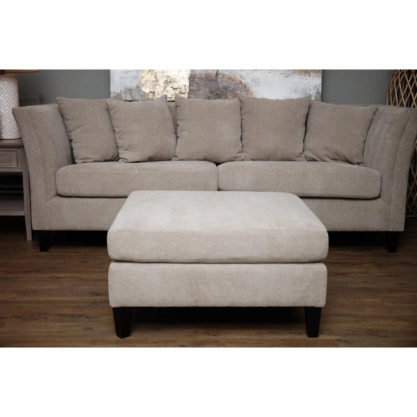 Fabric Foot Stool