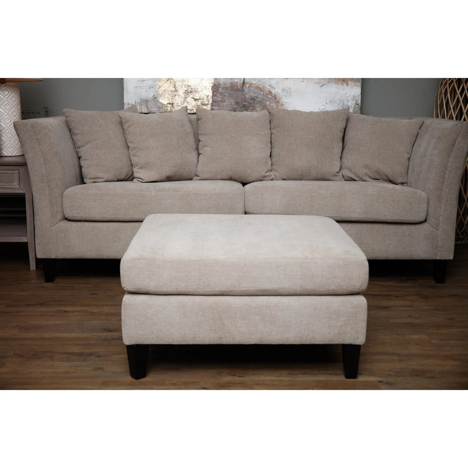 Fabric Foot Stool