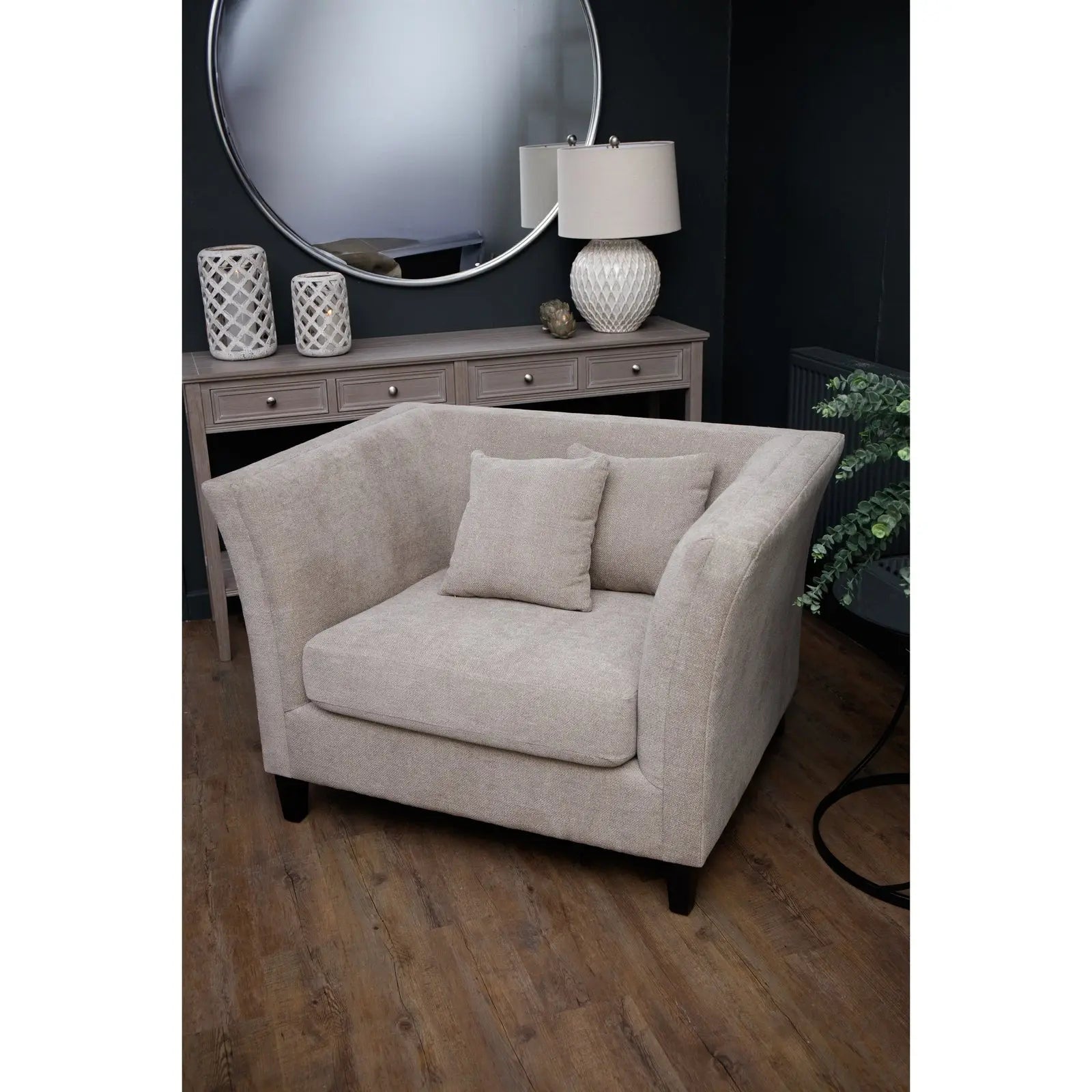 Grey Arm Chair