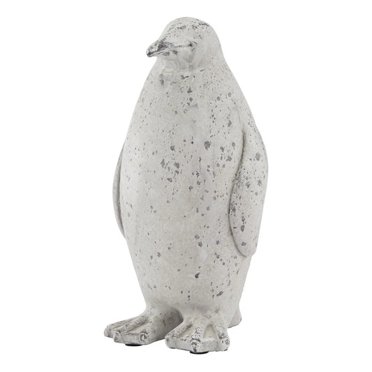Stone Effect Penguin Statue