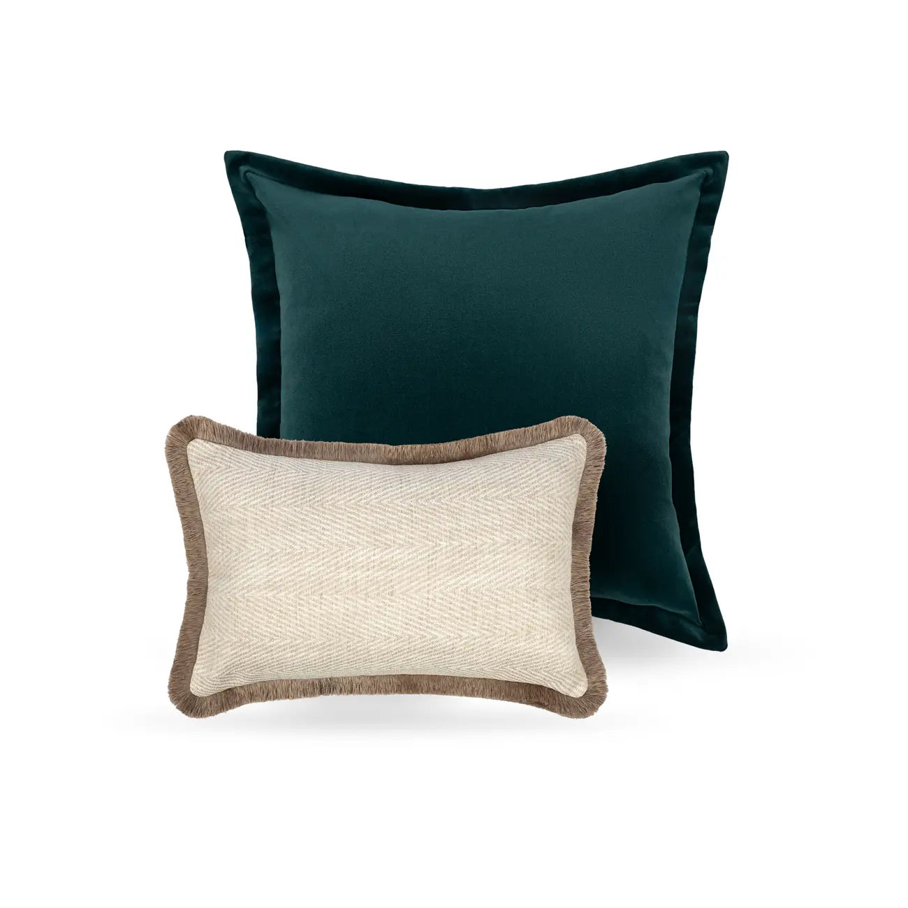 Peacock Cushion 50cm with Cuff Onacara