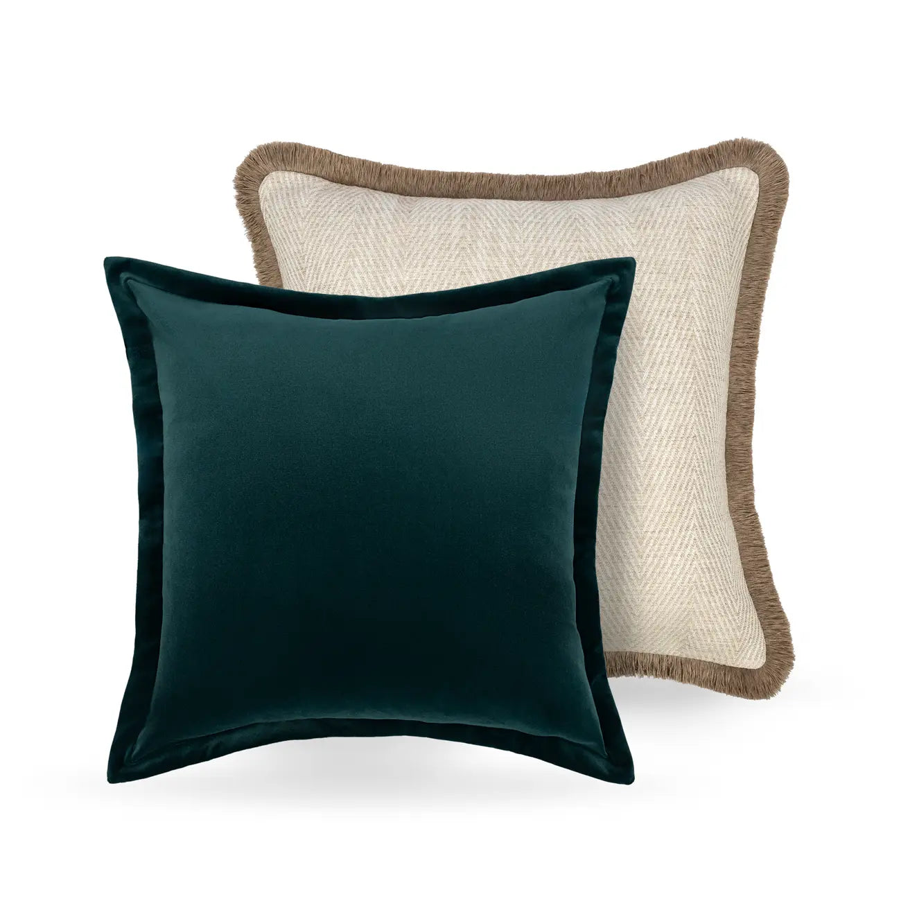 Peacock Cushion 50cm with Cuff Onacara