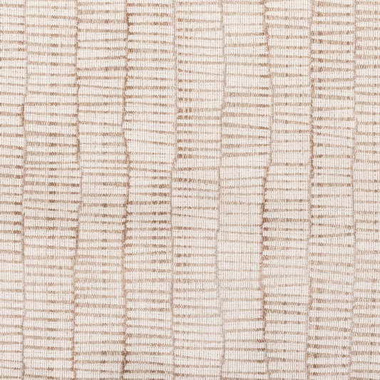 Champagne Lumbar Cushion with Double Brown Fringe